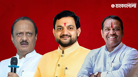 Ajit Pawar, Sunil Shelke, Shrirang Barane