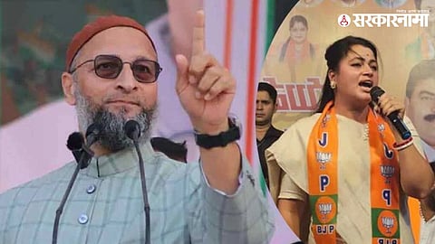 Asaduddin Owaisi and Navneet Rana