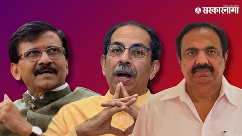 Sanjay Raut, Uddhav Thackray, Jayant Patil 