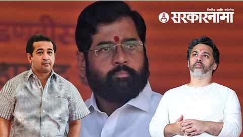 Nitesh Rane, Eknath Shidne, Nilesh Rane