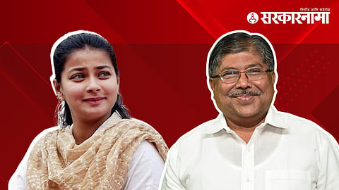 Praniti Shinde, Chandrakant Patil  