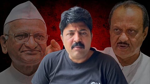 Anna Hazare-Ajit Pawar-Umesh Patil