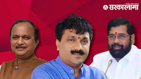Krupal Tumane, Raju Parve,  Eknath Shinde