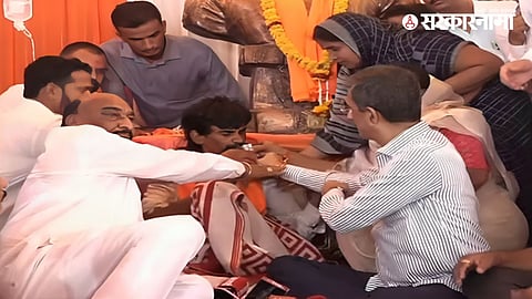Manoj Jarange, Shabhuraj Desai, Sandepan Bhumre