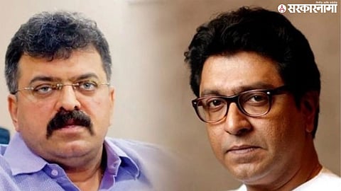 Jitendra Awhad and Raj Thackeray 