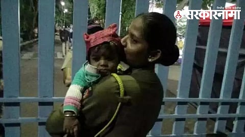 police take care son of female candidate 