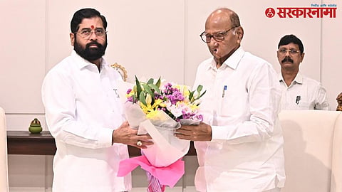 Sharad Pawar meets Eknath Shinde 