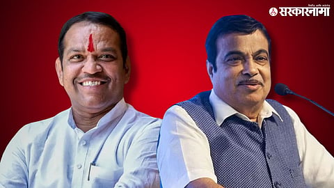 Shrirang Barne, Nitin Gadkari
