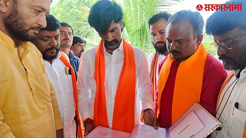 Manoj Jarange Patil In Antarwali