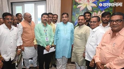 Nitin Gadkari, Sunil Shelke 