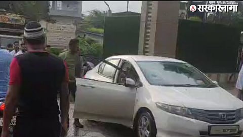 bodyguard  beaten Car driver 
