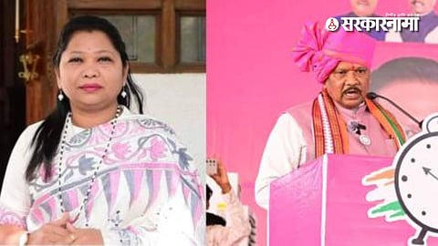 Dharmarao Baba Atram daughter joins NCP (SP)