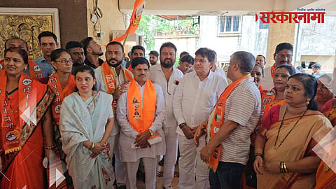 Vilas Randve joins Shiv Sena  Vishwanath Bhoir