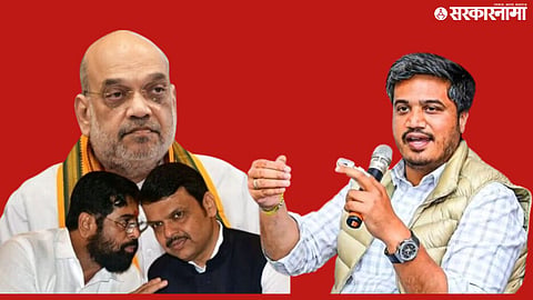 Rohit pawar, amit shah, eknath shinde, Devendra fadnavis 
