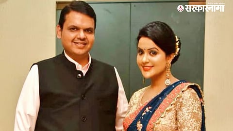 Devendra and Amruta Fadnavis