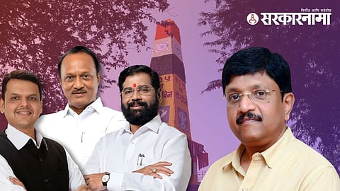 Devendra Fadnavis, Eknath Shinde, Ajit Pawar, Anandraj Ambedkar