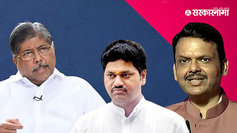 Chandrakant Patil CM Devendra Fadnavis Dhananjay Munde