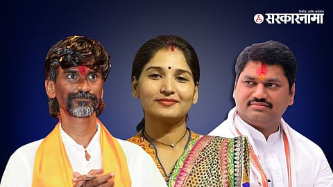 Manoj Jarange, karuna sharma, dhananjay munde 