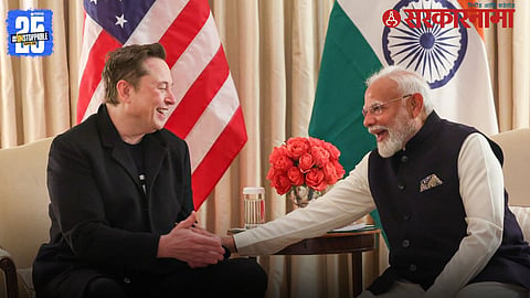 PM Modi And Elon Musk