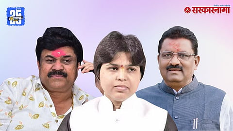 Trupti Desai suresh dhas  Walmik Karad 
