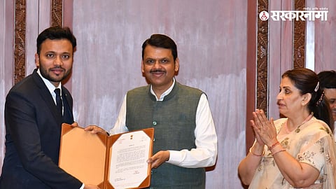 CEO Vishal Narwade & CM Devendra Fadanvis