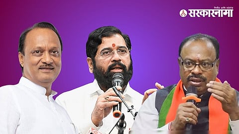 Ajit Pawar, Ekanath Shinde, Chandrashekhar Bawnkule 