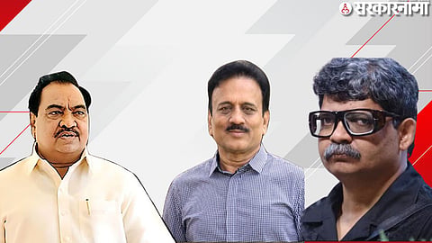 Eknath khadse, Girish Mahajan, Gunratn sadavarte 