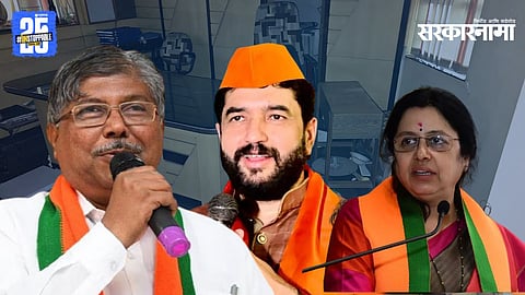 Chandrakant Patil, Murlidhar Mohol, Medha Kulkarni 
