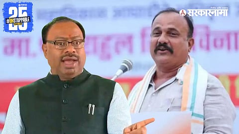 BJP State President Chandrashekhar Bawankule sharply criticizes Congress leader Harshvardhan Sapkal.
