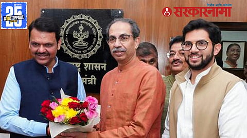 Uddhav-Aditya Thackeray With CM Fadnavis News