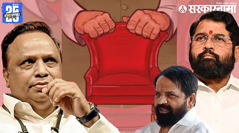 Ashish Shelar  Eknath Shinde And Bharat Gogawale on Guardian Minister of Raigad