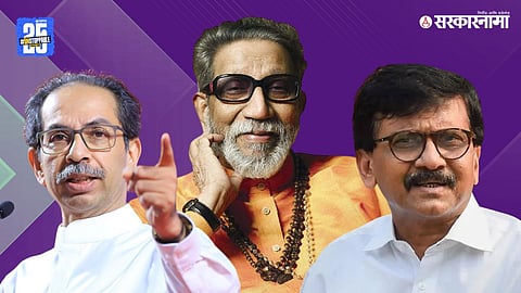 Uddhav-Thackeray, Balasaheb Thackeray & Sanjay Raut