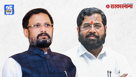 Naresh Mhaske, Eknath shinde 