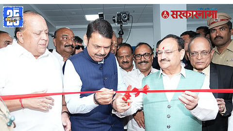 CM Dedvendra Fadnavis-JP Nadda In Chhatrapati Sambhajinagar News