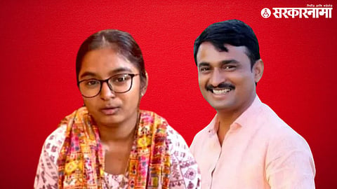 Vaibhavi Deshmukh celebrates her 85% in Class 12, emotional as she remembers her father Santosh Deshmukh.