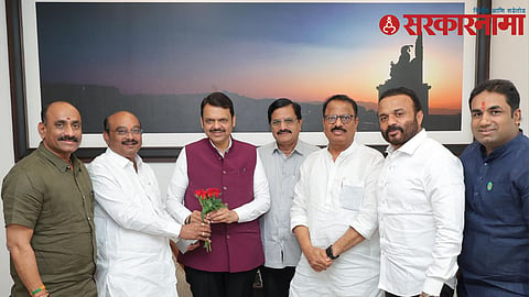 Kalyanshetti, Mane, Hasapure meet Fadnavis 