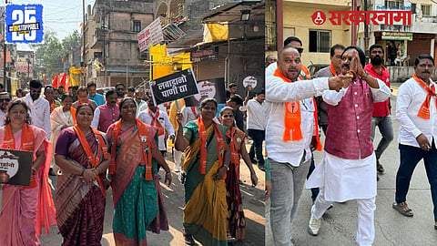Ambadas Danve Rally For Water Issue News