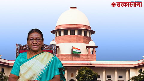 President Droupadi Murmu during an official meeting. She has raised 14 significant constitutional questions to the Supreme Court for legal clarity