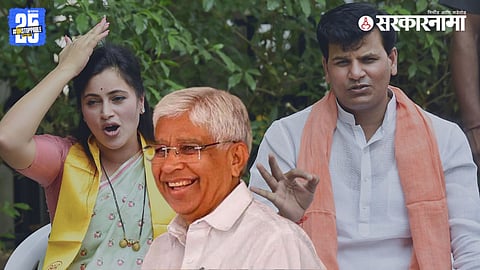Traditional political rivals MLA Ravi Rana and NCP leader Sanjay Khodke