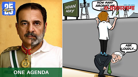 BJP leader Amit Malviya criticizes Rahul Gandhi, labeling him a "modern-day Mir Jafar."

