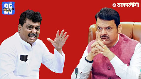 Karnataka Minister M. B. Patil And  Maharashtra CM Devendra Fadnavis
