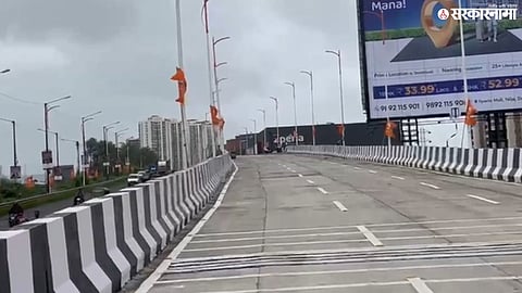 Palava Bridge inaugurated by MLA Rajesh More in Palava closed for traffic due to safety concerns