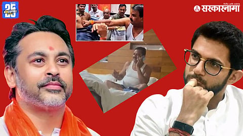 Nilesh Rane Vs Aaditya Thackeray over Chaddi Baniyan Gang remark