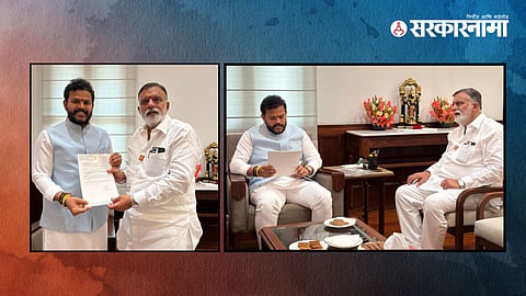 Aviation Minister K. R. Naidu & Rajabhau Vaje