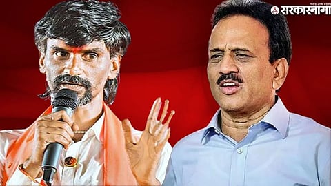Manoj Jarange and Girish Mahajan