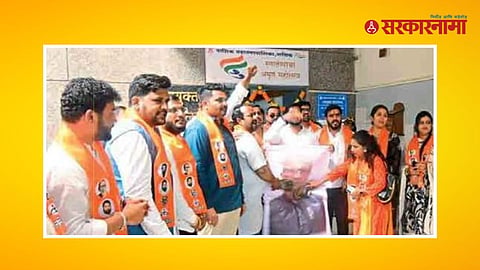 Shivsena Eknath Shinde agitation