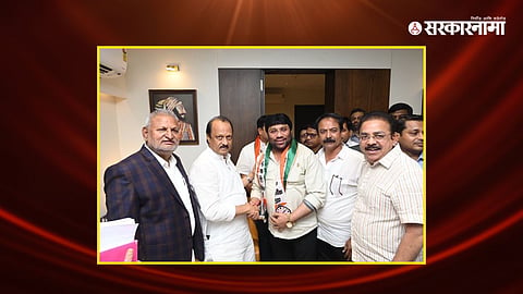 Ajit Pawar, Manikrao Kokate with Dr Zakir Shaikh