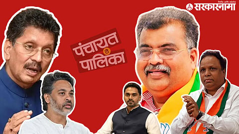 Deepak Kesarkar,  Nilesh Rane, Yogesh Kadam, Ravindra Chavan and Ashish Shelar