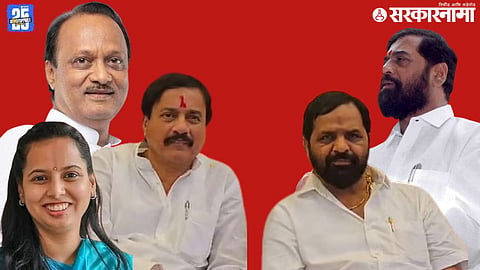 Political tension rises in Raigad; Aditi Tatkare, Sunil Tatkare, Ajit Pawar, Eknath shinde, And Bharat Gogawale