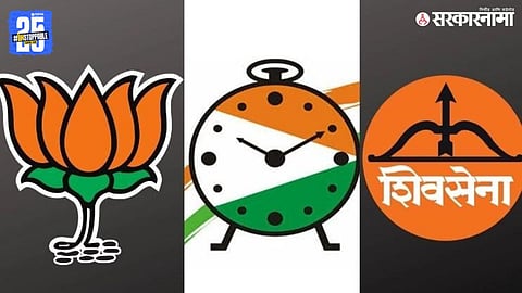 BJP  NCP Shivsena